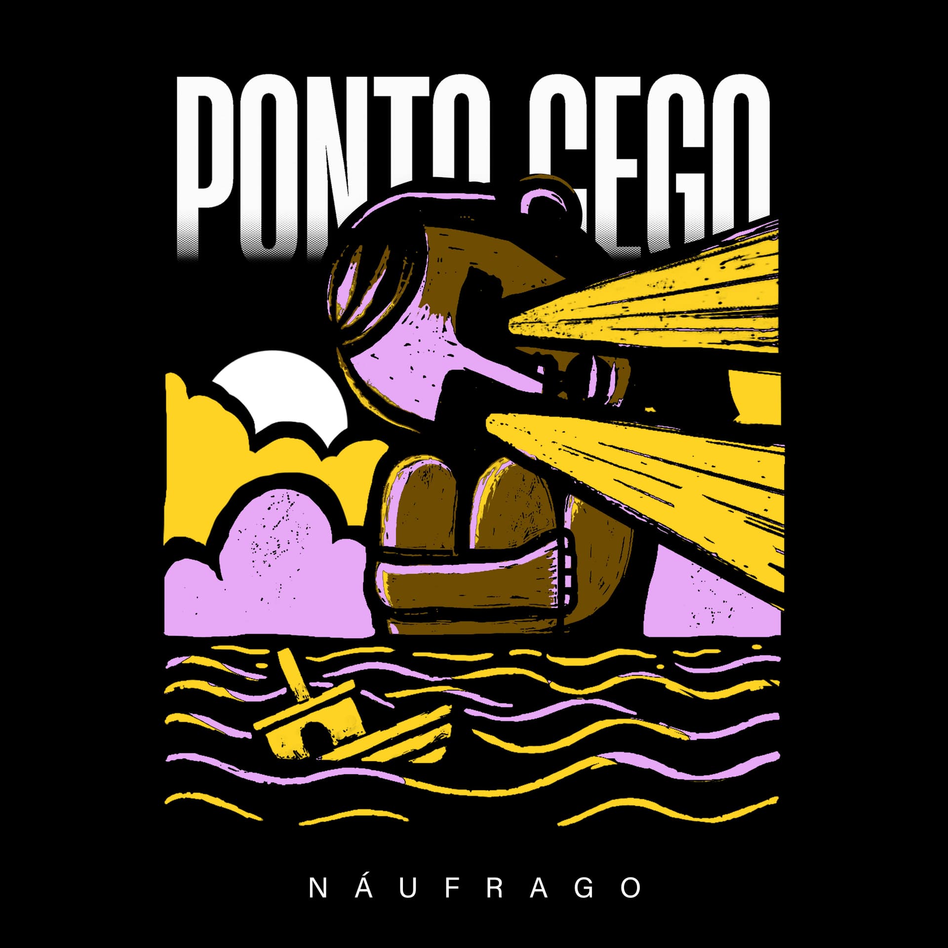 Arte do single Náufrago de Ponto Cego